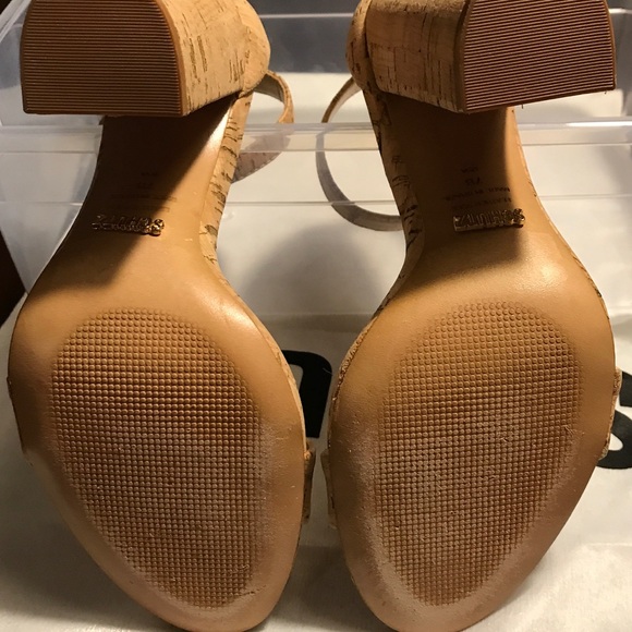 Schutz Cork Heels-sz 7 - Picture 10 of 10